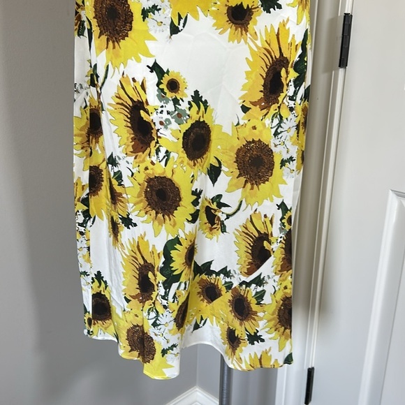 HOPE FOR FLOWERS BY TRACY REESE Silk Francoise Sleeveless Midi Dress Sz 6P - Picture 6 of 16